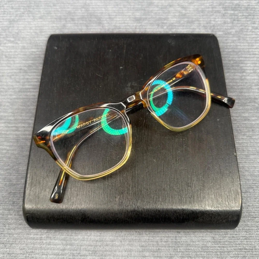 Warby Parker Felix M 929 Tortoise Clear Fade Eyeglasses Frames Only 49-19-145